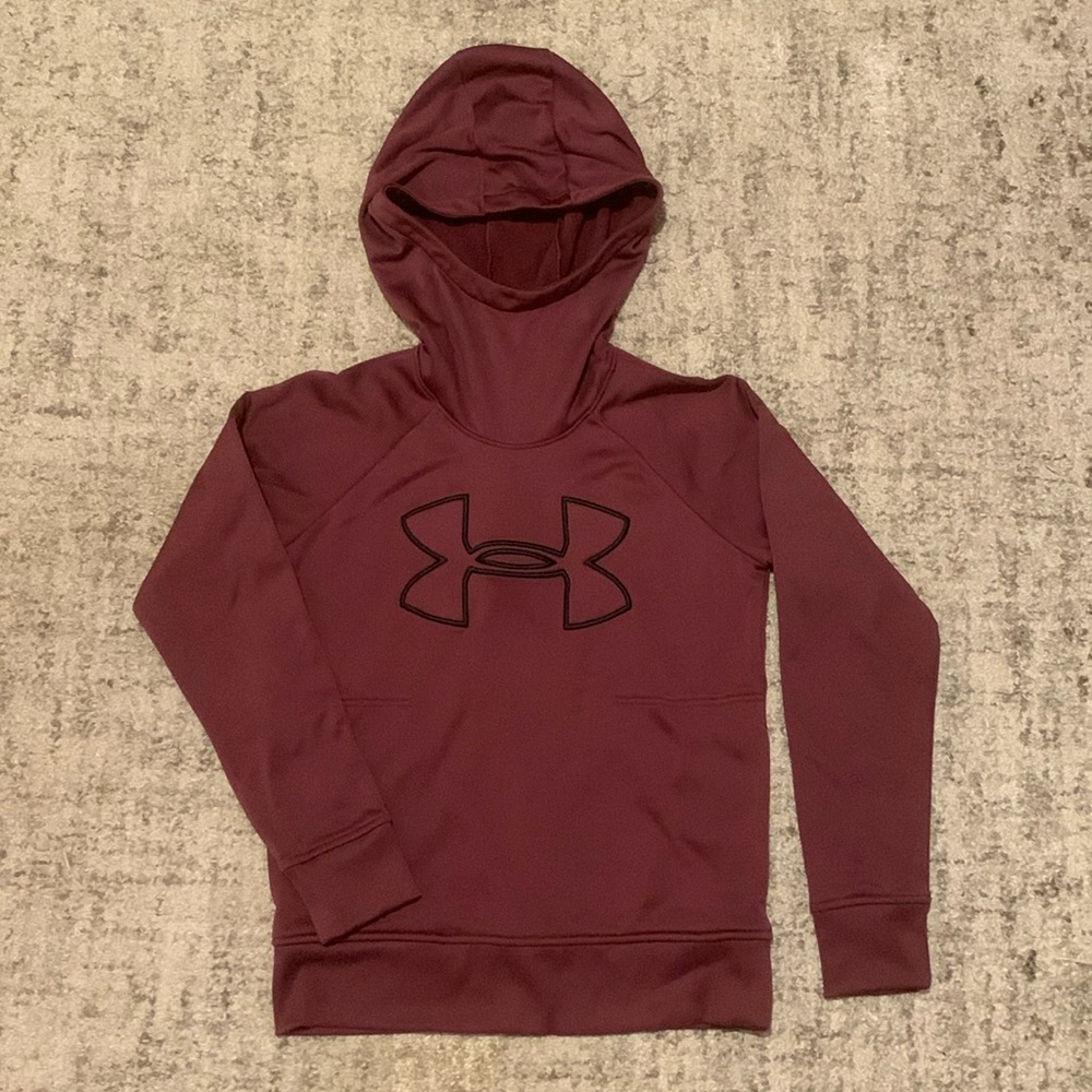 Under Armour Womens Burgundy Hoodie XS